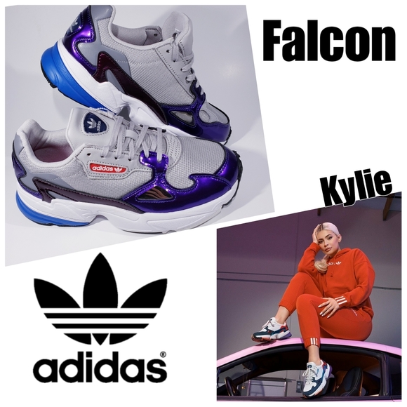 adidas falcon grey purple